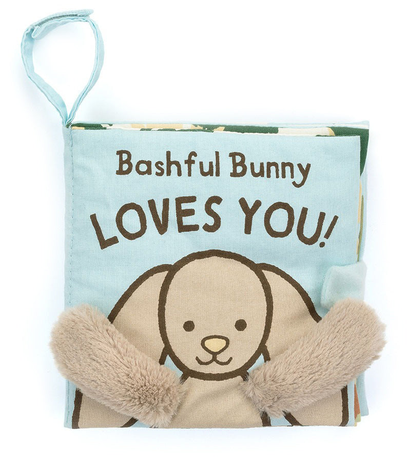 Jellycat Bashful Bunny Loves You Fabric Book