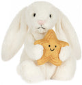Jellycat Bashful Cream Bunny with Star (28cm)