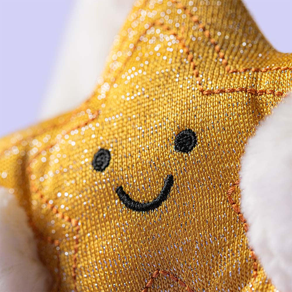 Jellycat Bashful Cream Bunny with Star (28cm)