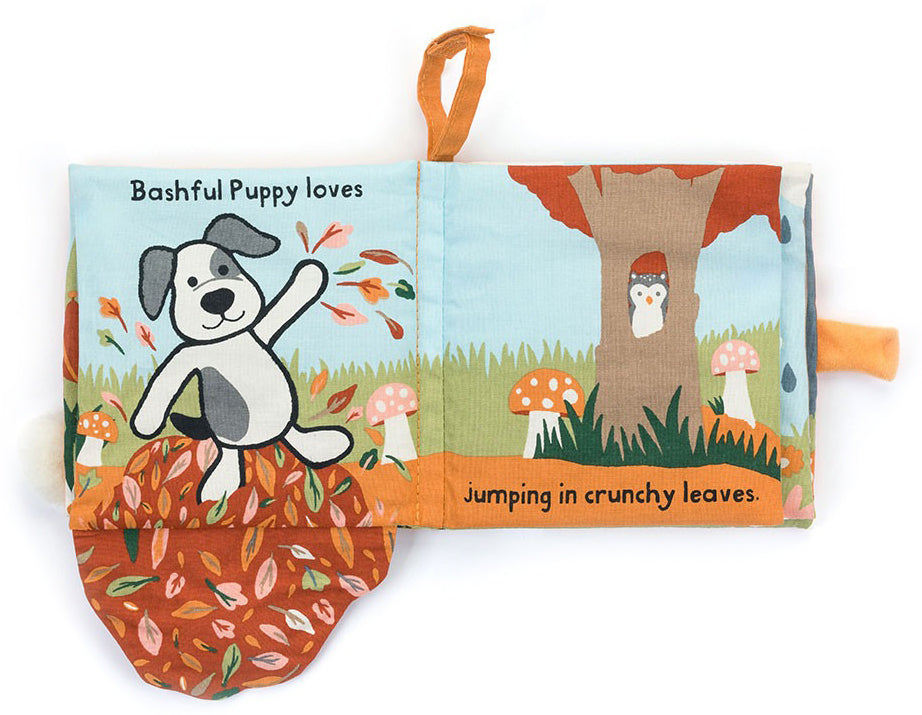 Jellycat Bashful Puppy Loves You Fabric Book