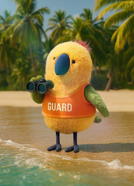 Jellycat Budgeby Parrot (26cm)