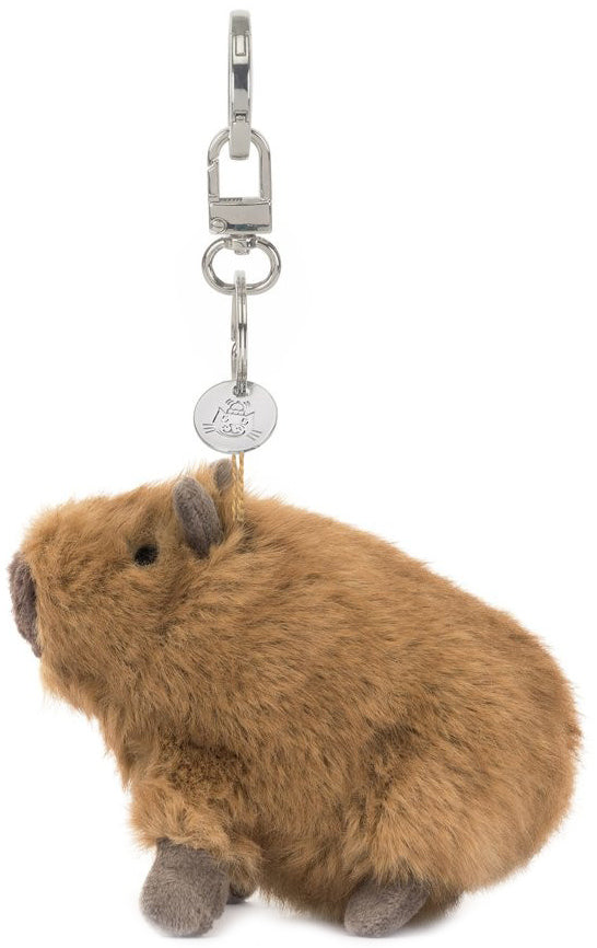 Jellycat Clyde Capybara Clip-On Bag Charm (17cm)