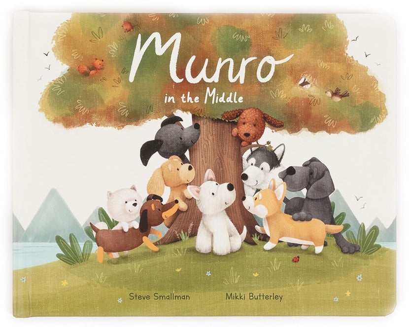 Jellycat Munro in the Middle Board Book (24cm)