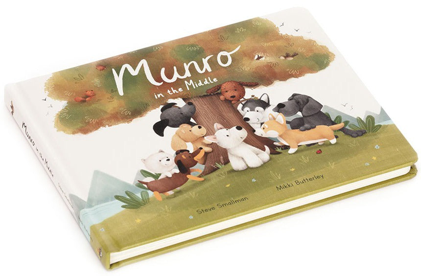 Jellycat Munro in the Middle Board Book (24cm)