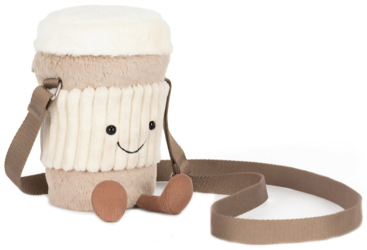 Jellycat Amuseables Perkle Coffee Shoulder Bag (22cm)