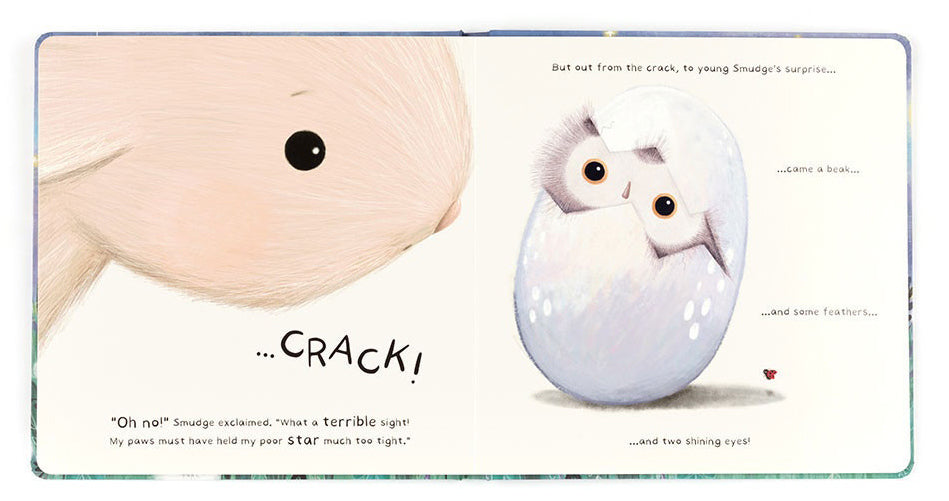 Jellycat Smudge Rabbit and the Falling Star Book (23.5cm)