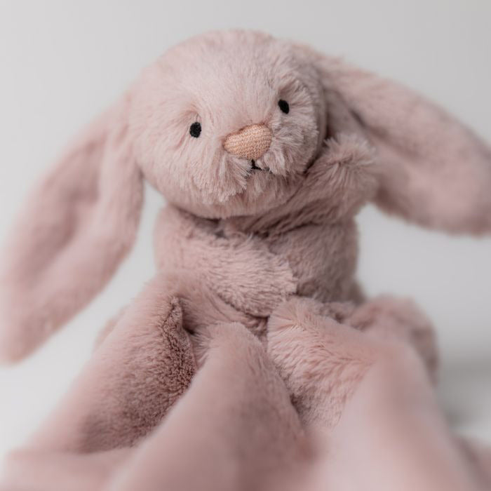 Jellycat Bashful Luxe Rosa Bunny Soother