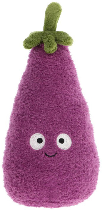 Keel Toys Keeleco Snackies Arthur Aubergine Eggplant Plush (21cm)