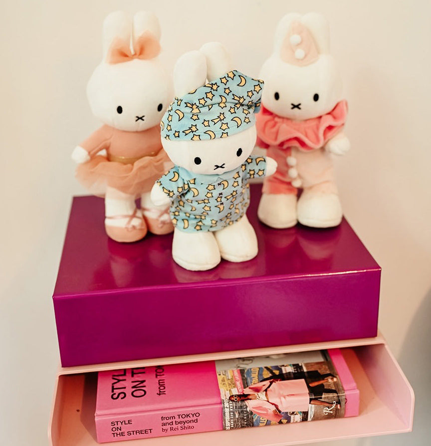Miffy Plush Standing Clown - Pink (23cm)