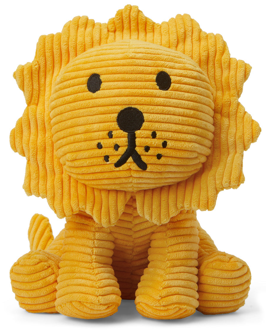 Miffy Plush Lion ECO Corduroy - Yellow (24cm)