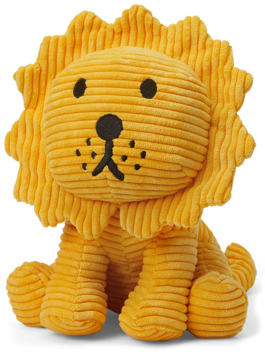 Miffy Plush Lion ECO Corduroy - Yellow (24cm)