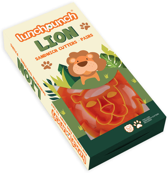 Lunch Punch Lion Sandwich Cutters