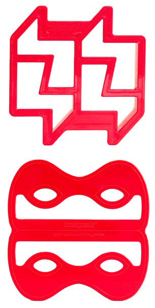 Lunch Punch Superhero Sandwich Cutters