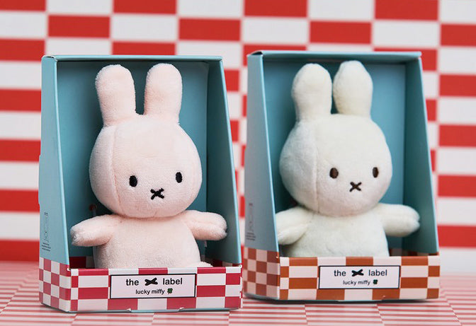 Miffy Plush Sitting Lucky in Giftbox - Cream (10cm)