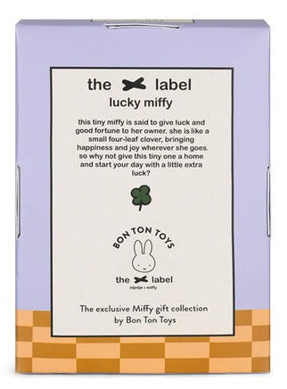 Miffy Plush Sitting Lucky in Giftbox - Bright Coral (10cm)