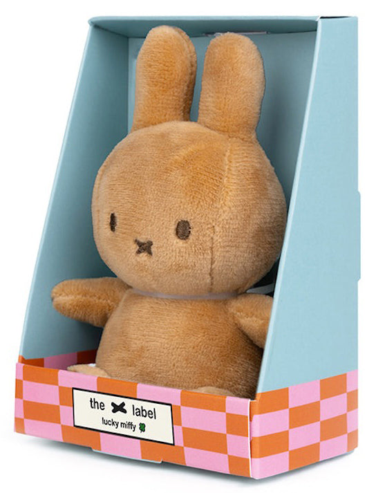 Miffy Plush Sitting Lucky in Giftbox - Beige (10cm)