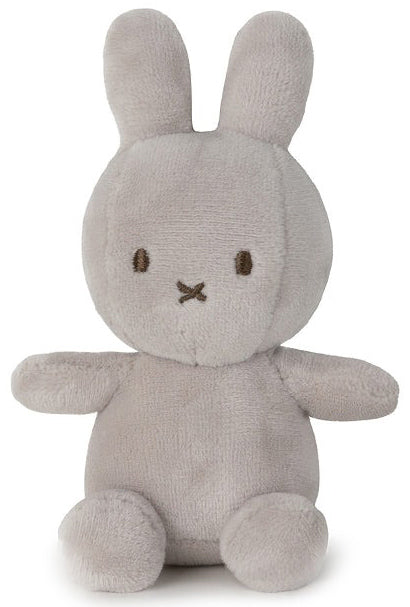Miffy Plush Sitting Lucky in Giftbox - Grey (10cm)