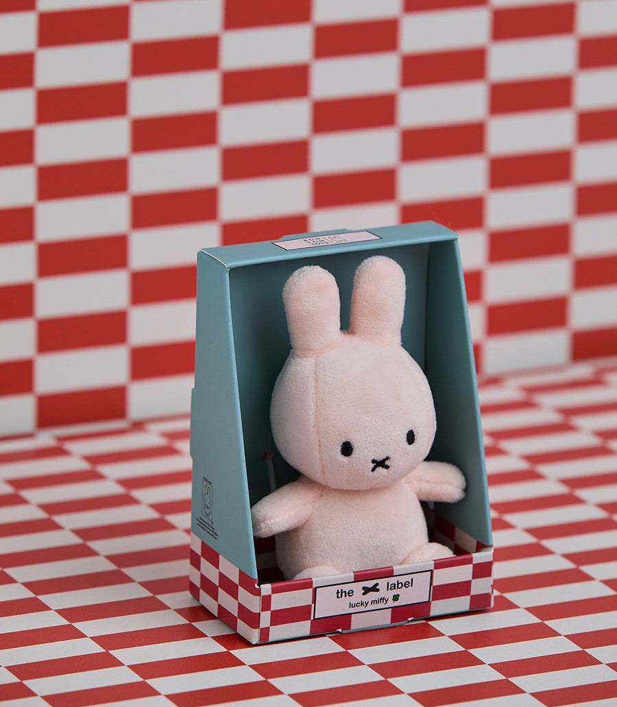 Miffy Plush Sitting Lucky in Giftbox - Pink (10cm)