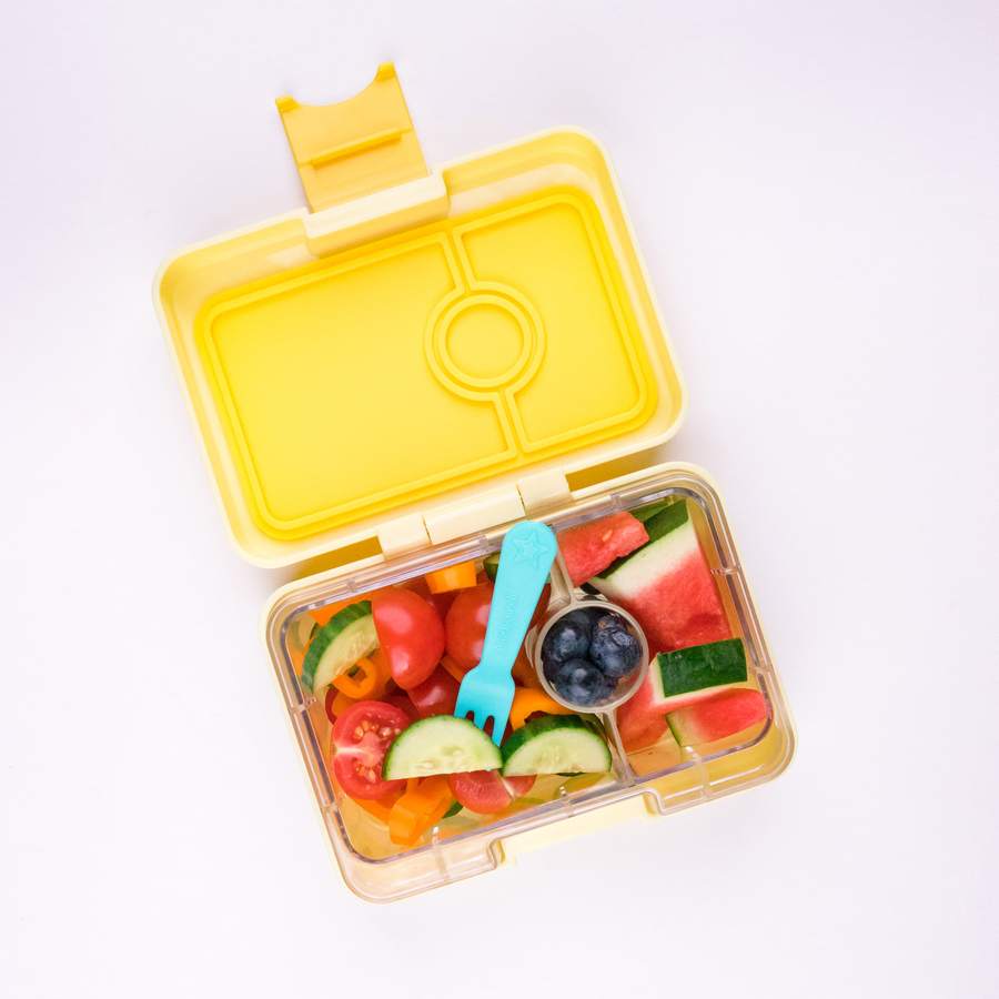 Lunch Punch Fork & Spoon Set - Yellow (6 pack)