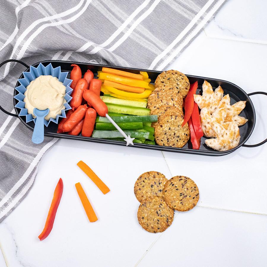 Lunch Punch Jumbo Silicone Cups - Blue (3 pack)