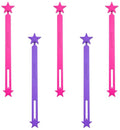 Lunch Punch Silicone Wrap Bands - Pink (5 pack)