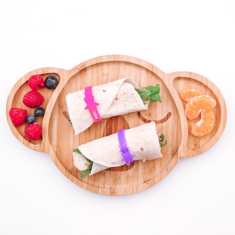 Lunch Punch Silicone Wrap Bands - Pink (5 pack)