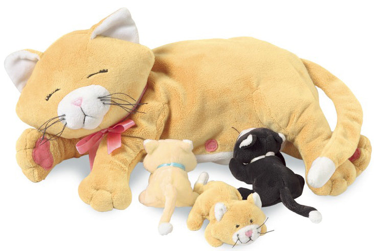 Manhattan Toy Nursing Nina Cat & Kittens (30cm)