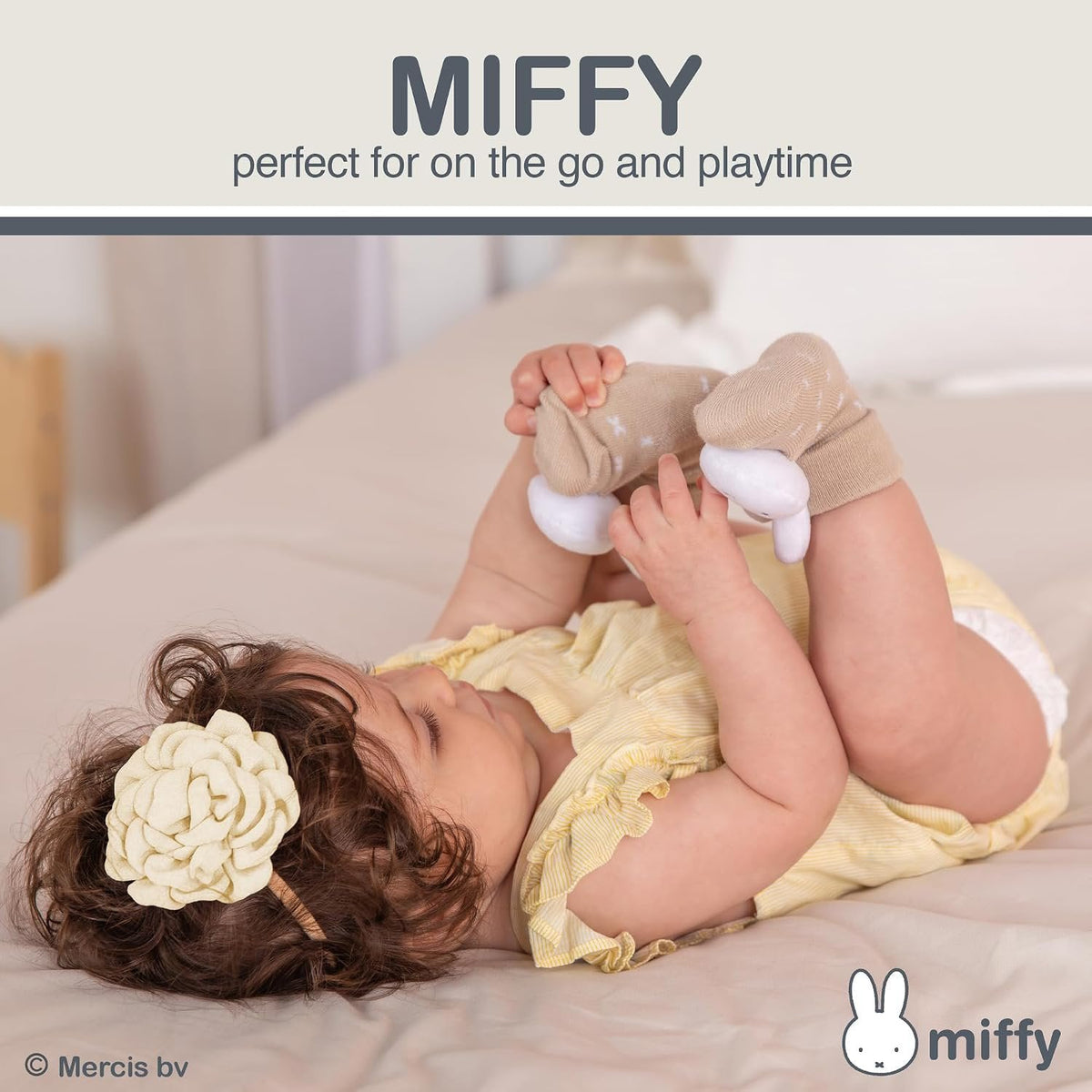 Miffy Baby Foot Rattles - Baby Rattle Socks (0-6m)