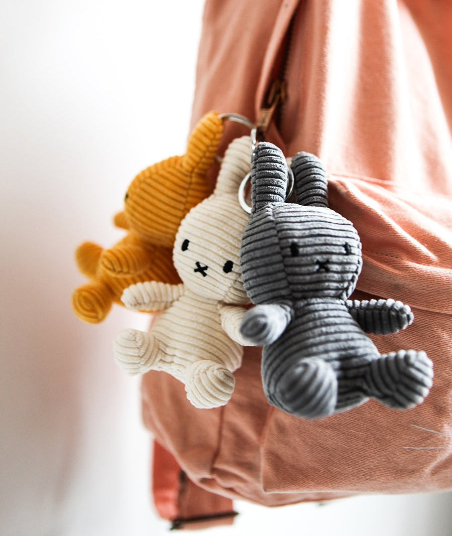 Miffy Plush Ltd Edt Keychain ECO Corduroy - Teal