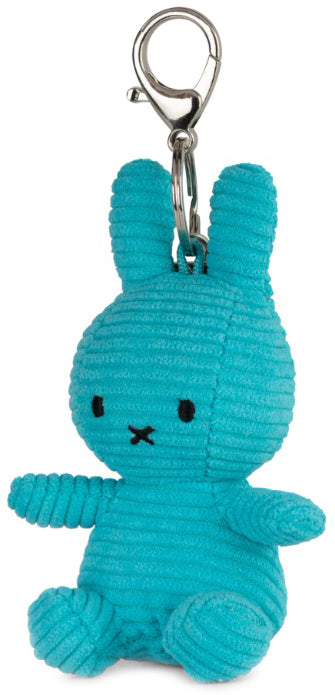 Miffy Plush Ltd Edt Keychain ECO Corduroy - Teal