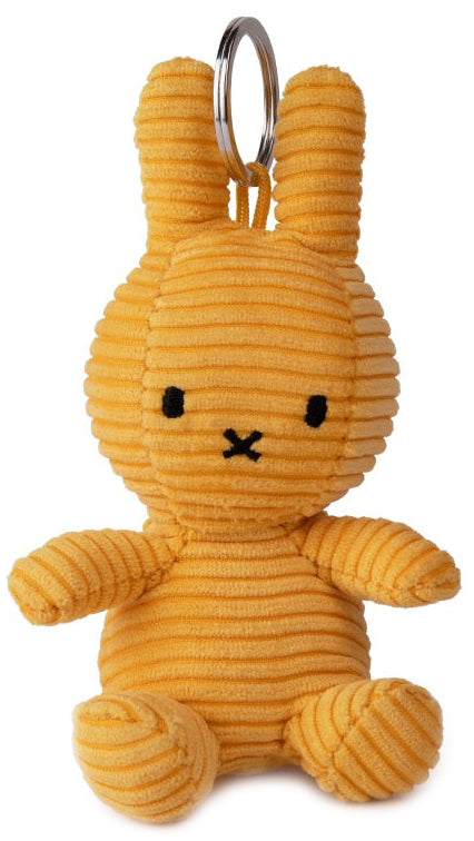Miffy Plush Keychain ECO Corduroy - Yellow