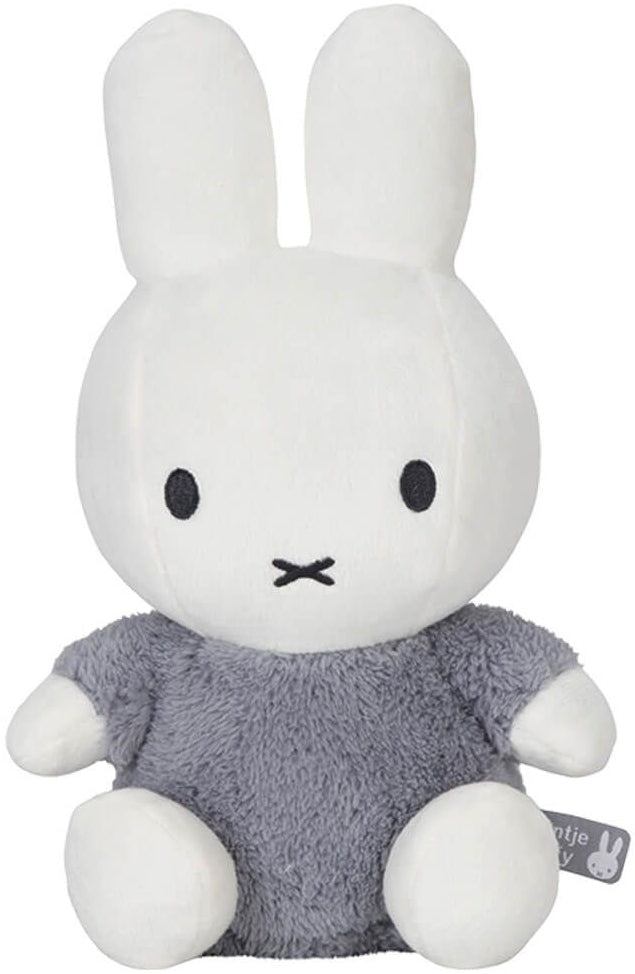 Miffy Plush Fluffy Cuddle Rattle Toy Large - Blue (35cm)