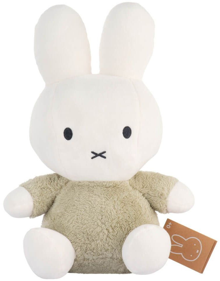 Miffy Plush Fluffy Cuddle Rattle Toy Large - Green (35cm)