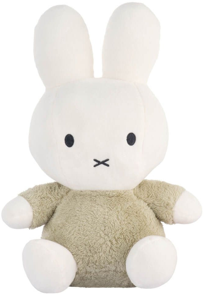 Miffy Plush Fluffy Cuddle Rattle Toy Large - Green (35cm)
