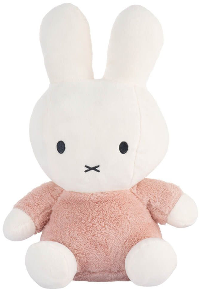 Miffy Plush Fluffy Cuddle Rattle Toy Large - Pink (35cm)