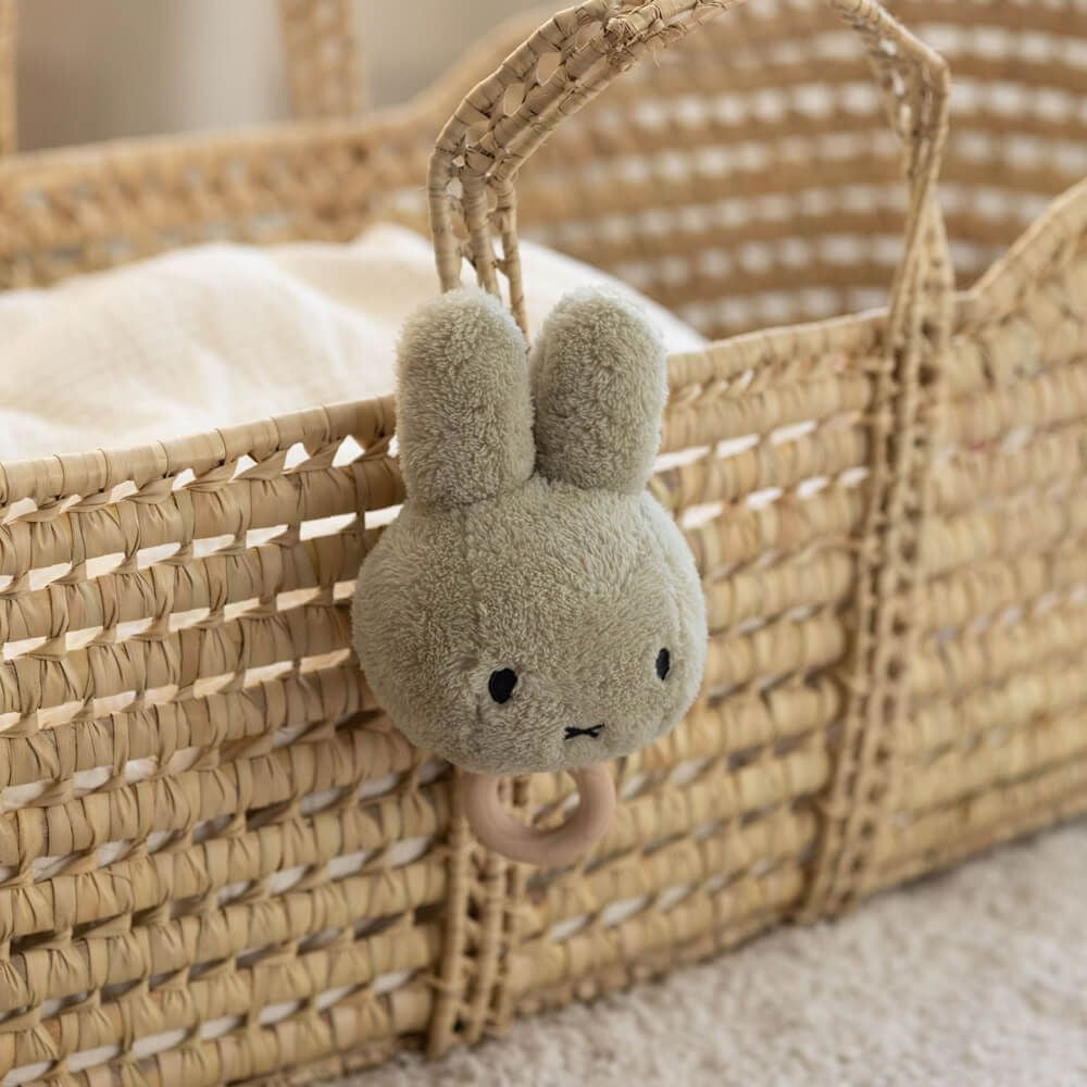 Miffy Plush Fluffy Musical Pulldown Toy - Green