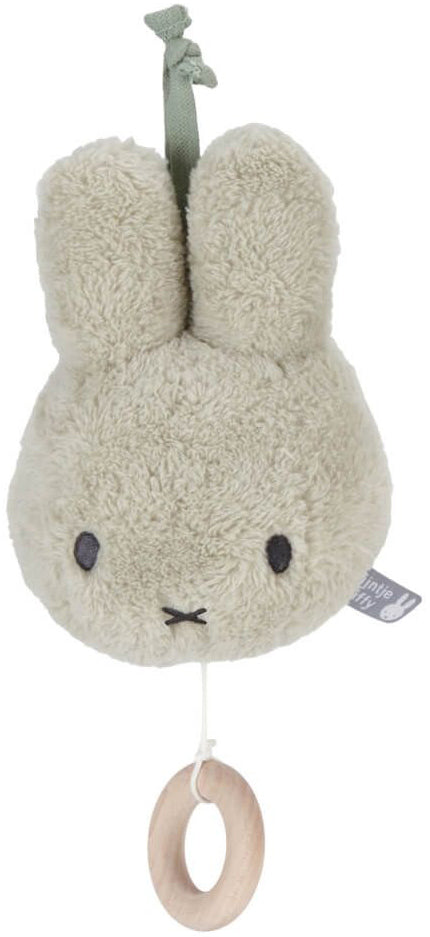 Miffy Plush Fluffy Musical Pulldown Toy - Green