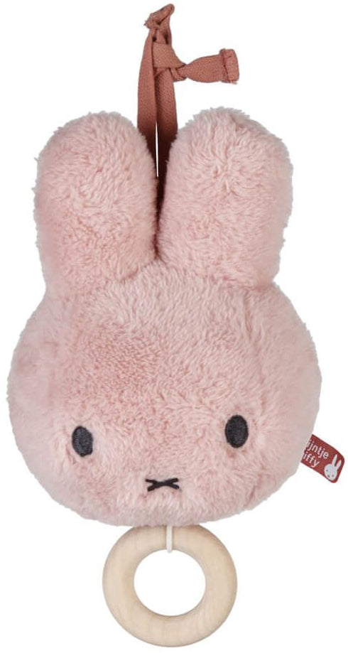 Miffy Plush Fluffy Musical Pulldown Toy - Pink
