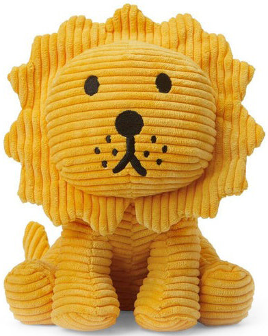Miffy Plush Lion ECO Corduroy - Yellow (17cm)