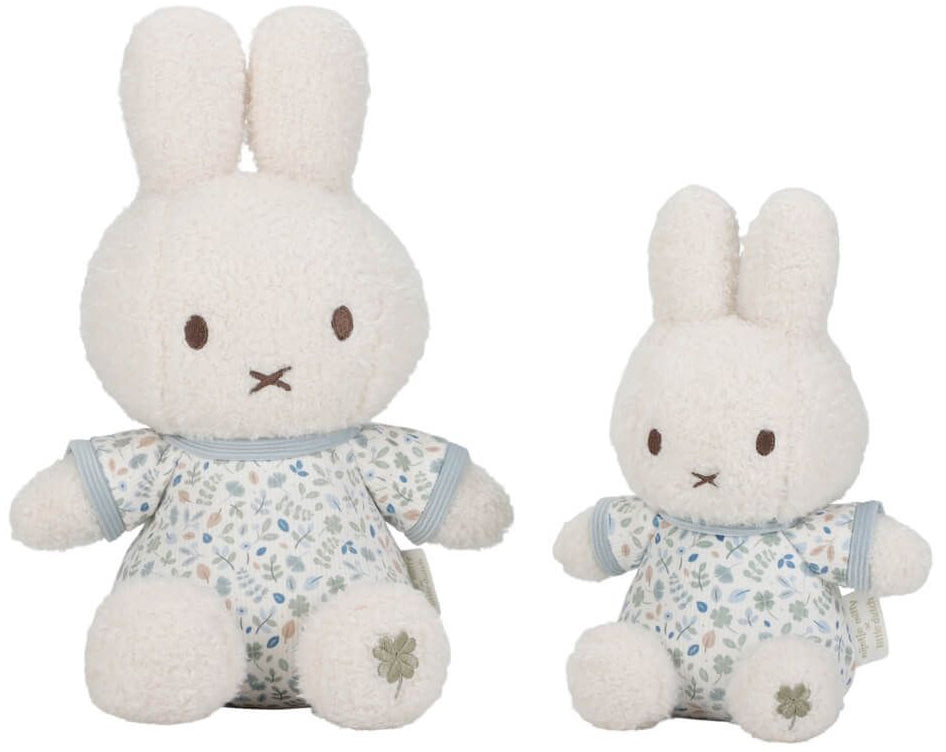 Miffy x Little Dutch Medium Rattle Plush - Lucky Leaves (30cm)