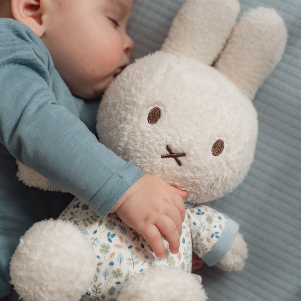 Miffy x Little Dutch Medium Rattle Plush - Lucky Leaves (30cm)