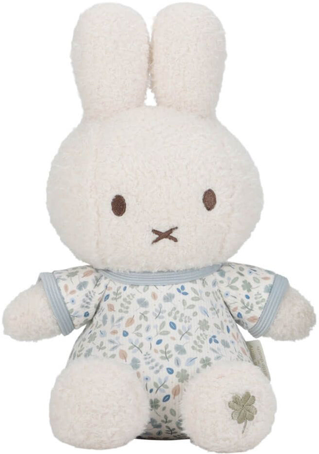 Miffy x Little Dutch Medium Rattle Plush - Lucky Leaves (30cm)