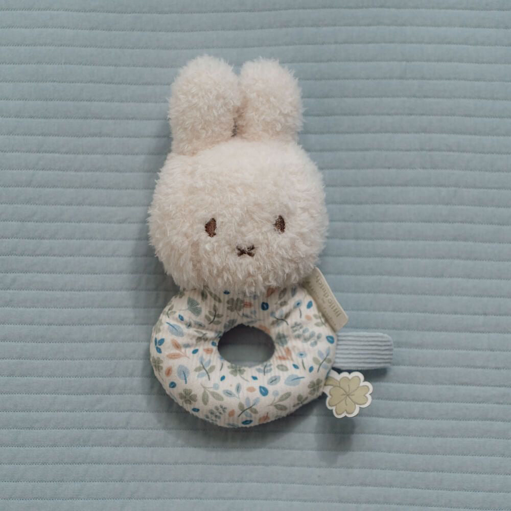 Miffy x Little Dutch Grab Rattle - Lucky Leaves