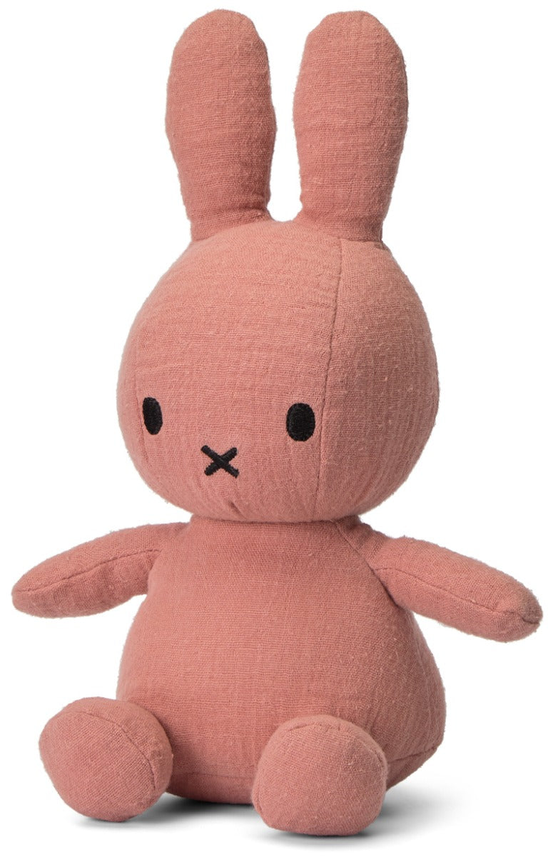 Miffy Plush Sitting Muslin - Pink (23cm)