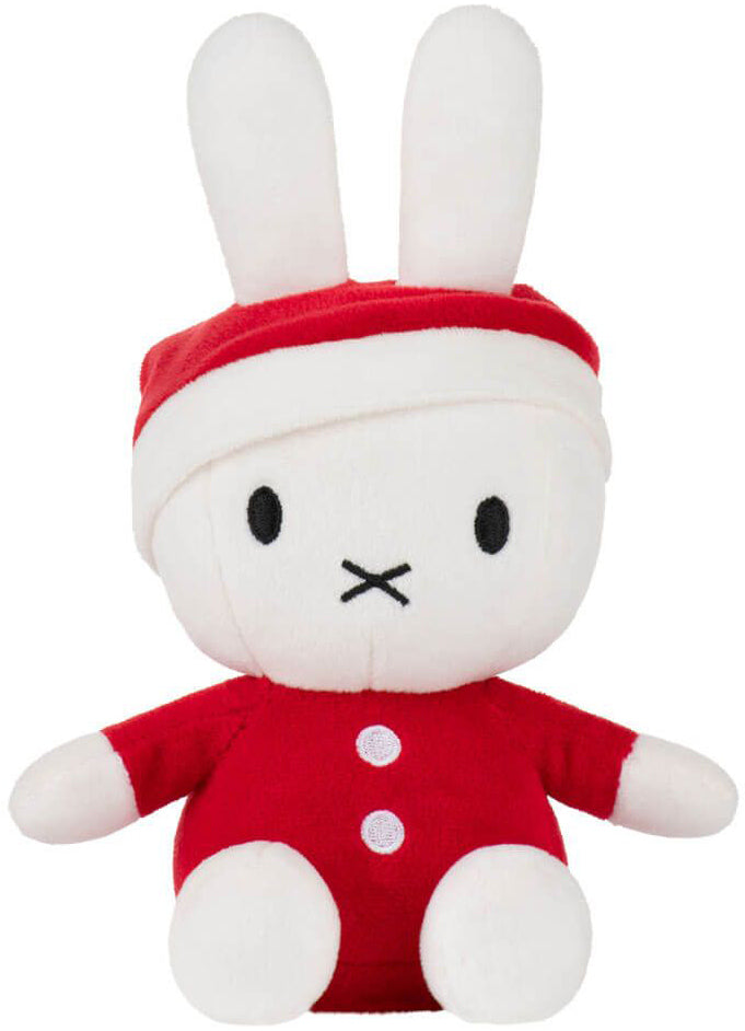 Miffy Christmas Plush in Santa Suit & Hat (21cm)