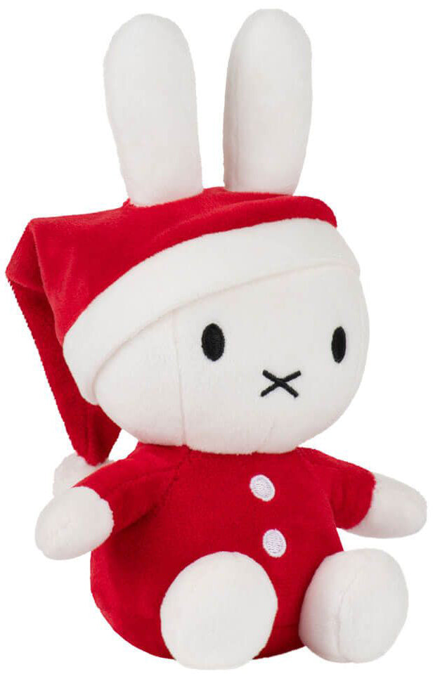 Miffy Christmas Plush in Santa Suit & Hat (21cm)