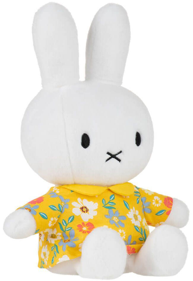 Miffy Plush in Floral Yellow Dress (21cm)