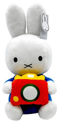 Miffy Plush Sitting Holding Camera (32cm)