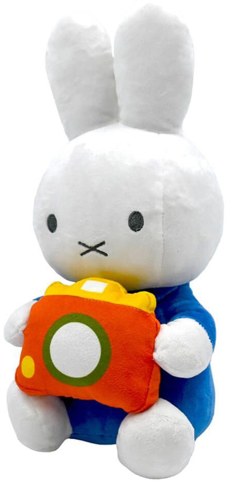 Miffy Plush Sitting Holding Camera (32cm)