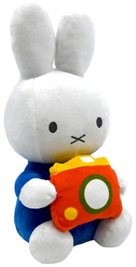 Miffy Plush Sitting Holding Camera (32cm)